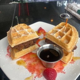 Chicken N' Waffle Sliders