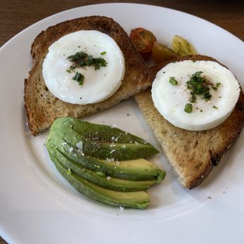 Zinc Cafe & Bar - Poached Double on Toast - Breakfast & Brunch Near Me - Orange, California Zinc Cafe & Bar - Poached Double on Toast - Breakfast & Brunch Near Me - Orange, California