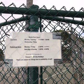 Makiki District Park - Pool hours - Parks Near Me - Honolulu, Hawaii