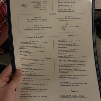 The Osprey - Menu on 12.18.21 - Seafood Near Me - Orlando, Florida The Osprey - Menu on 12.18.21 - Seafood Near Me - Orlando, Florida