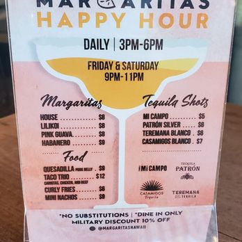 Margaritas - Mexican Near Me - Honolulu, Hawaii