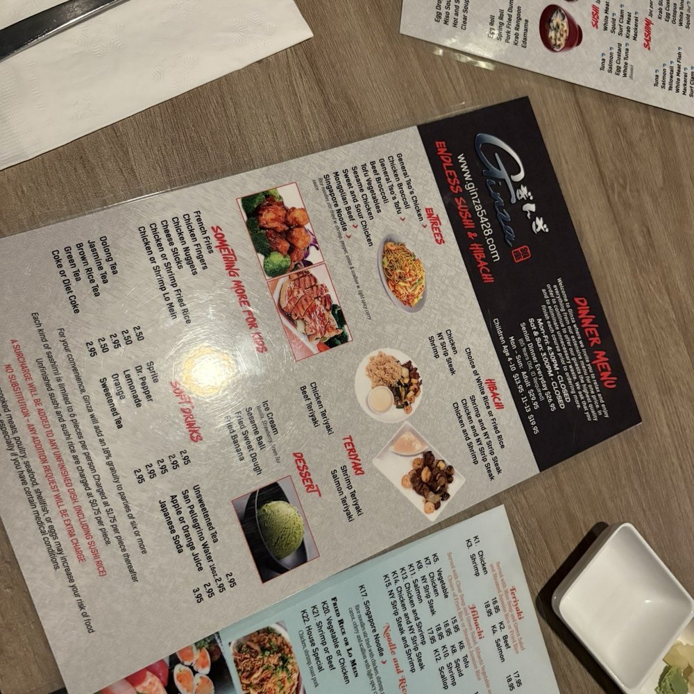 Ginza - Menu - Sushi Bars Near Me - Sarasota, Florida Ginza - Menu - Sushi Bars Near Me - Sarasota, Florida