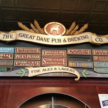 Great Dane Pub & Brewing - What's on tap (March 2016) - American Near Me - Madison, Wisconsin Great Dane Pub & Brewing - What's on tap (March 2016) - American Near Me - Madison, Wisconsin