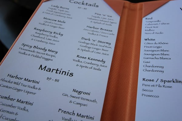 Menu photo 3 Harbor Lounge Provincetown, MA Menu photo 3 Harbor Lounge Provincetown, MA