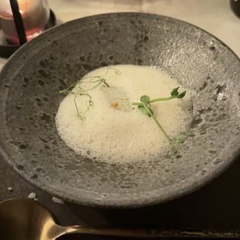 natuRe waikiki - Sautéed squid with dashi sea foam - French Near Me - Honolulu, Hawaii natuRe waikiki - Sautéed squid with dashi sea foam - French Near Me - Honolulu, Hawaii