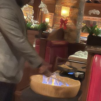Vito's Chop House - Fire in a cheese bowl!! - Italian Near Me - Orlando, Florida