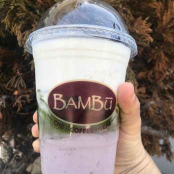 BAMBU - Taro Lover Che drink with taro, pandan jelly and coconut milk. - Juice Bars & Smoothies Near Me - San Francisco, California