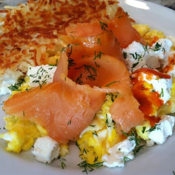 Rialto Cafe - Salmon scramble goodness - Breakfast & Brunch Near Me - Fullerton, California