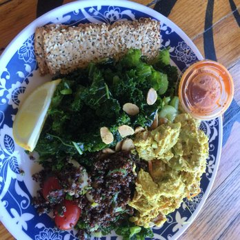Dancing Avocado Kitchen - Kale Salad with chicken curry. - Mexican Near Me - Daytona Beach, Florida Dancing Avocado Kitchen - Kale Salad with chicken curry. - Mexican Near Me - Daytona Beach, Florida