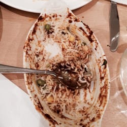 Masala - And scraping my lamb. Was yummy!