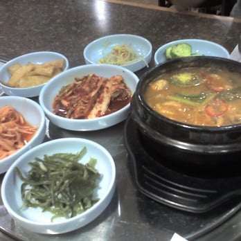Shik Do Rak - Banchan with bean paste soup - Korean Near Me - Irvine, California