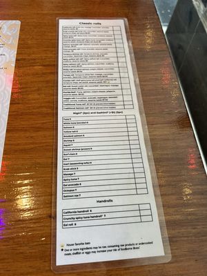 Menu photo 4 sushimotion tampa, FL