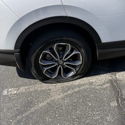 Flat tire I got today Flat tire I got today