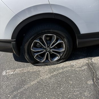 Discount Tire & Service Centers - Flat tire I got today - Tires Near Me - Redlands, California Discount Tire & Service Centers - Flat tire I got today - Tires Near Me - Redlands, California