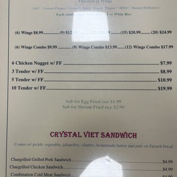 Pho Crystal - Menu - Vietnamese Near Me - Beaumont, Texas Pho Crystal - Menu - Vietnamese Near Me - Beaumont, Texas