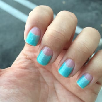 Pink Nails - #39 gel half moon for $24!! (Originally $30 but 20% off at this moment) - Nail Salons Near Me - South Pasadena, California