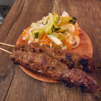 Mawn - beef ribeye on stick (Saht koh) - Cambodian Near Me - Philadelphia, Pennsylvania Mawn - beef ribeye on stick (Saht koh) - Cambodian Near Me - Philadelphia, Pennsylvania