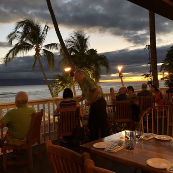 Kimo's Maui - Upper deck right after sunset - Seafood Near Me - Lahaina, Hawaii Kimo's Maui - Upper deck right after sunset - Seafood Near Me - Lahaina, Hawaii