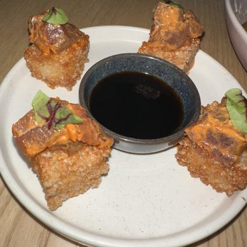 Palo Santo - Spicy tuna crispy rice - New Mexican Cuisine Near Me - Atlanta, Georgia Palo Santo - Spicy tuna crispy rice - New Mexican Cuisine Near Me - Atlanta, Georgia