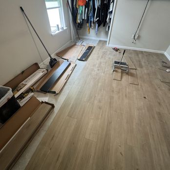 Craftsman Design - Bedroom transformation from carpet to luxury vinyl plank! - Flooring Near Me - Jacksonville, Florida