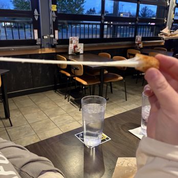 Buffalo Wild Wings - Mozzarella stick. LOOK AT THAT CHEEEEESE PULL!!! - American Near Me - Lapeer, Michigan Buffalo Wild Wings - Mozzarella stick. LOOK AT THAT CHEEEEESE PULL!!! - American Near Me - Lapeer, Michigan