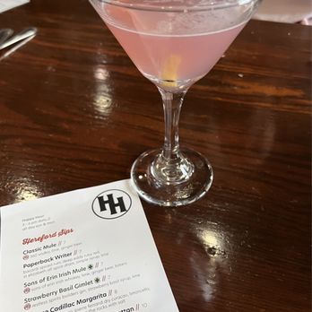 Hereford House - The happy hour menu is 3-6 daily! (try the '57 Cosmo) - Steakhouses Near Me - Shawnee, Kansas