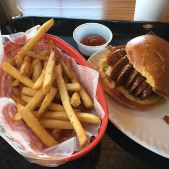 Gatlin's BBQ - Link sandwich and fries! - Barbeque Near Me - Houston, Texas Gatlin's BBQ - Link sandwich and fries! - Barbeque Near Me - Houston, Texas
