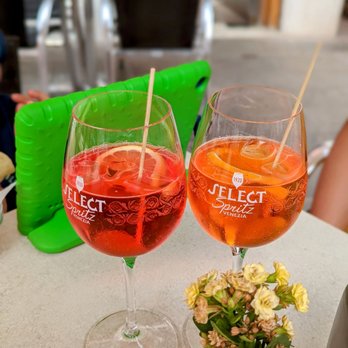 Barcollo - June 22, 2022; Campari Spritz and Aperol Spritz. - Cocktail Bars Near Me - Venezia, VE Barcollo - June 22, 2022; Campari Spritz and Aperol Spritz. - Cocktail Bars Near Me - Venezia, VE