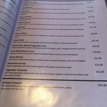 Kathmandu Kitchen - Menu - Indian Near Me - Belfast, BFS