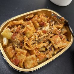 Noodles and Company - Chicken Parmesan. Double chicken.  What in the microwave tv dinner is this!