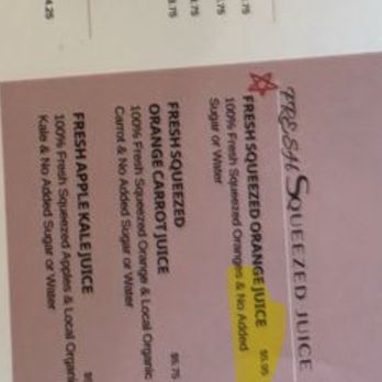 Talia's cafe - Fresh orange juice is now $8.50 a glass - Breakfast & Brunch Near Me - Allen, Texas