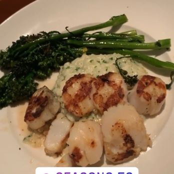 Seasons 52 - Scallops, $26 for this and the only thing good was the scallops! - New American Near Me - Costa Mesa, California