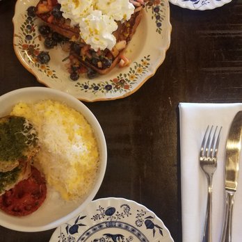 Loupiotte Kitchen - Brioche french toast. Soft scrambled eggs. - French Near Me - Los Angeles, California Loupiotte Kitchen - Brioche french toast. Soft scrambled eggs. - French Near Me - Los Angeles, California