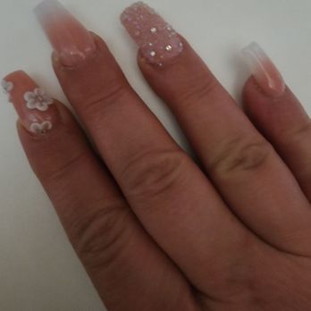 Cosmo Nails & Bar - Please don't mind my dry a** cuticles Acrylic full set with designs - Nail Salons Near Me - Orlando, Florida Cosmo Nails & Bar - Please don't mind my dry a** cuticles Acrylic full set with designs - Nail Salons Near Me - Orlando, Florida