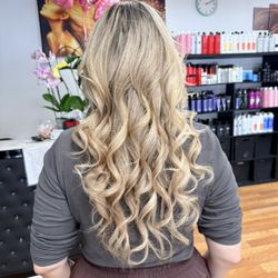 The Salon By Kelly - Got highlights,  balayage, haircut, treatment for hair repair and curls!!  Kelly does an amazing job every time I