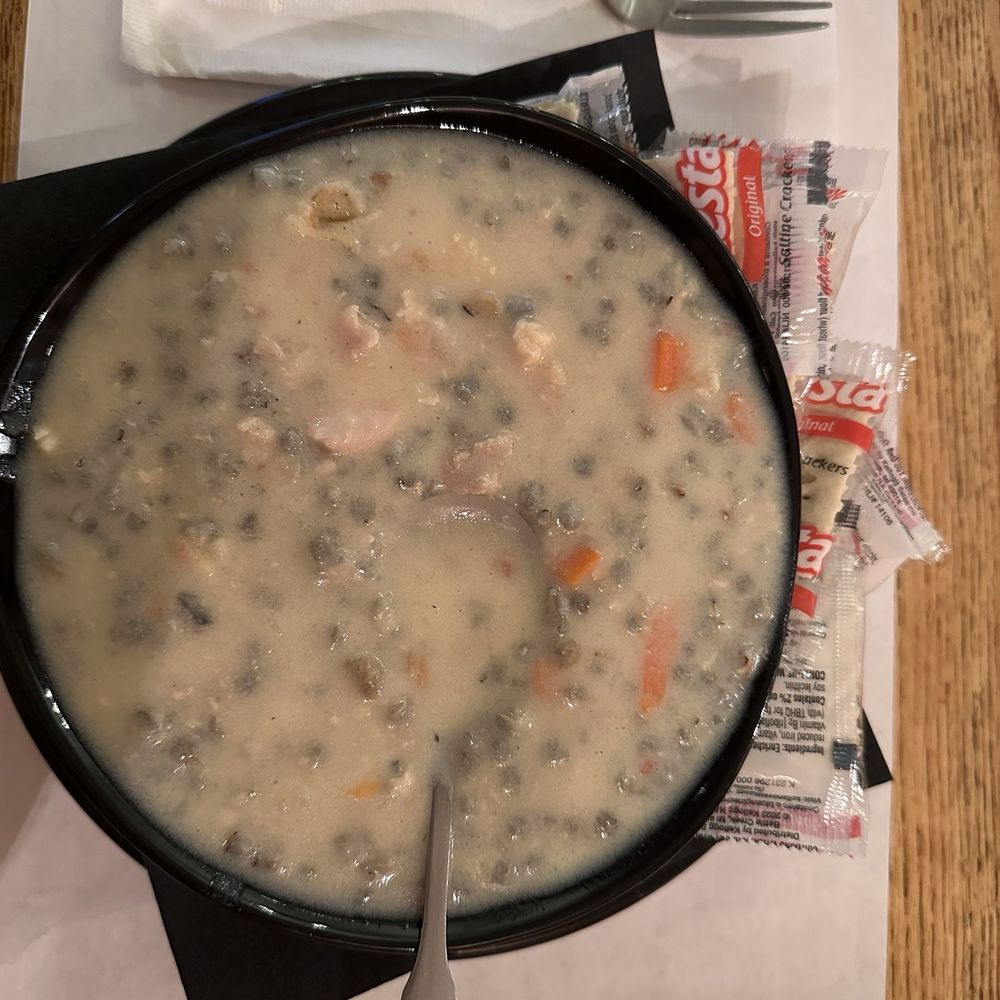 Me-Ki-Noc Restaurant - Wild rice soup. - Casinos Near Me - Turtle Lake, Wisconsin Me-Ki-Noc Restaurant - Wild rice soup. - Casinos Near Me - Turtle Lake, Wisconsin