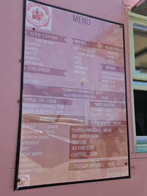 Menu photo 1 Antojitos Fresas Santa Fe, NM