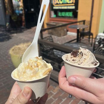 Revival Ice Cream - bee's knees and coffee cookies n cream - Ice Cream & Frozen Yogurt Near Me - Monterey, California Revival Ice Cream - bee's knees and coffee cookies n cream - Ice Cream & Frozen Yogurt Near Me - Monterey, California