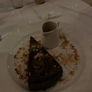 Taste on Main - Saved room for dessert and I can never resist chocolate cake! - Seafood Near Me - Buda, Texas