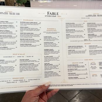 Fable at Toast Brea - This is the menu - Cocktail Bars Near Me - Brea, California Fable at Toast Brea - This is the menu - Cocktail Bars Near Me - Brea, California