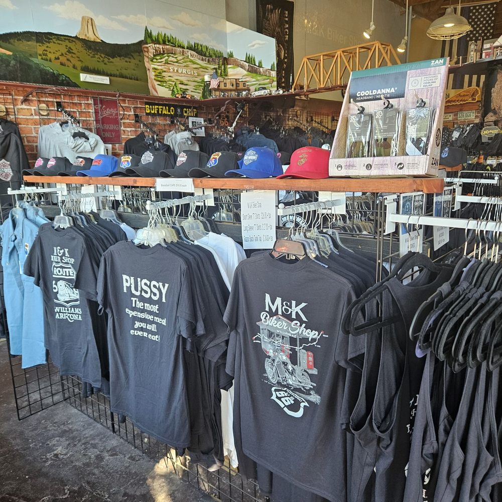 M & K Biker Shop - Items for sell - Motorcycle Gear Near Me - Williams, Arizona M & K Biker Shop - Items for sell - Motorcycle Gear Near Me - Williams, Arizona