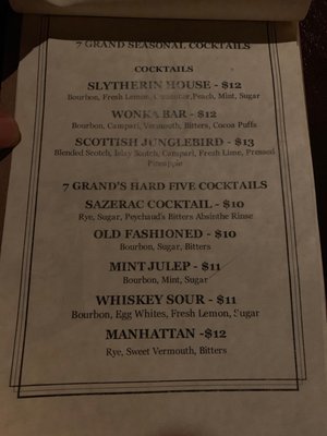 Menu photo 7 Seven Grand Denver, CO Menu photo 7 Seven Grand Denver, CO