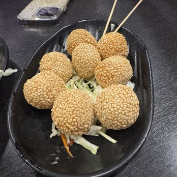 Green Shaker by Ten Ren - 44. Crispy Sesame Balls (8) - Chinese Near Me - Riverside, California Green Shaker by Ten Ren - 44. Crispy Sesame Balls (8) - Chinese Near Me - Riverside, California