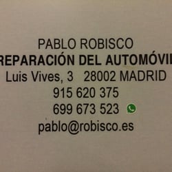 Robisco Motor - Datos del negocio