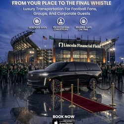 Line Limousine - Luxury transportation to Philadelphia sporting events for fans, groups, corporate guests, and special occasions
