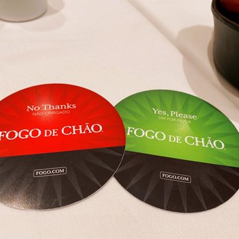 Fogo De Chao - 要多點放綠色,不要了,就放紅色 - Brazilian Near Me - Bellevue, Washington Fogo De Chao - 要多點放綠色,不要了,就放紅色 - Brazilian Near Me - Bellevue, Washington