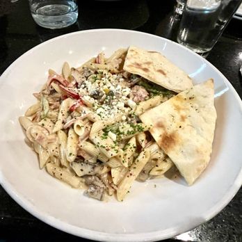Elements Restaurant - $19 Gorgonzola Pasta with "tenderloin" scraps. - New American Near Me - Logan, Utah