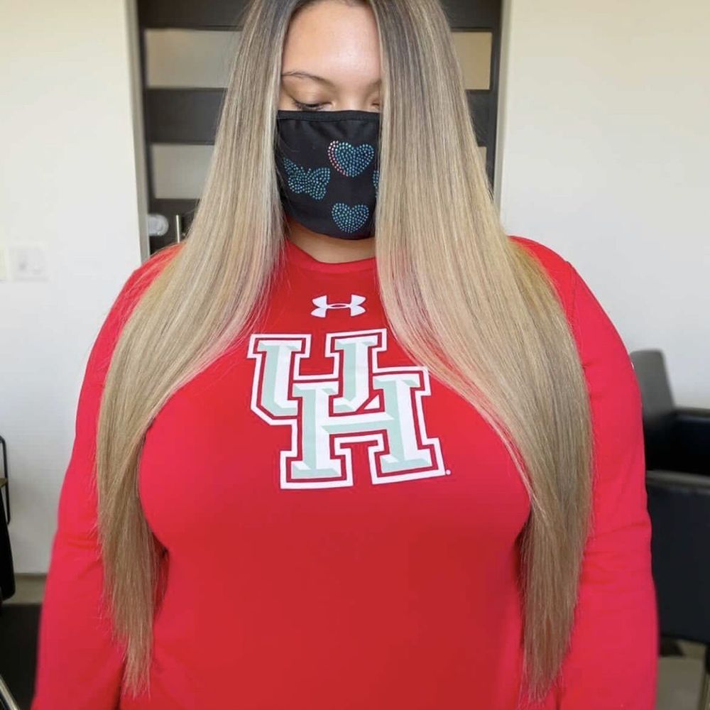 Honey blonde balayage