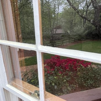 Nelson Exteriors - they chipped the glazing off when scraping paint from panes. Then covered over it with cheap latex caulk. ALL my windows! - Siding Near Me - Marietta, Georgia Nelson Exteriors - they chipped the glazing off when scraping paint from panes. Then covered over it with cheap latex caulk. ALL my windows! - Siding Near Me - Marietta, Georgia