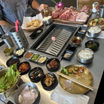 K-Street K-BBQ - Small meats combo, fried dumplings - Korean Near Me - Redmond, Washington K-Street K-BBQ - Small meats combo, fried dumplings - Korean Near Me - Redmond, Washington